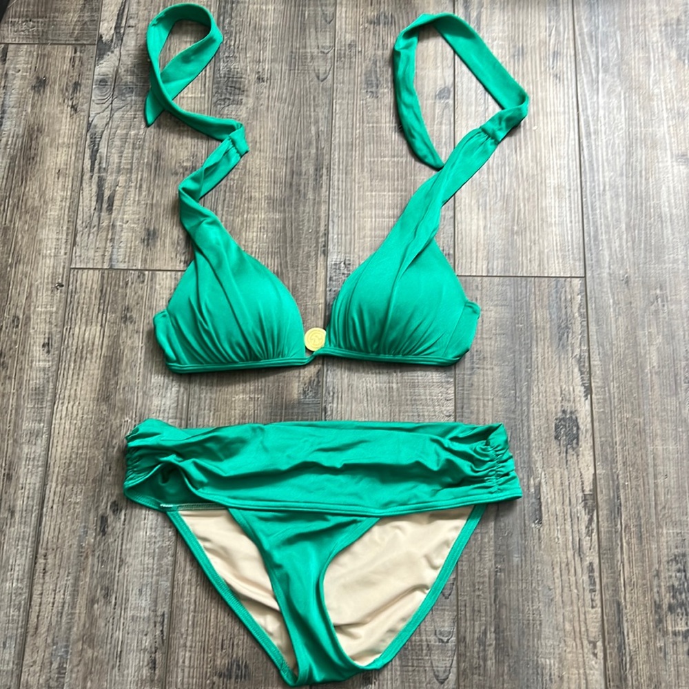Green bikini